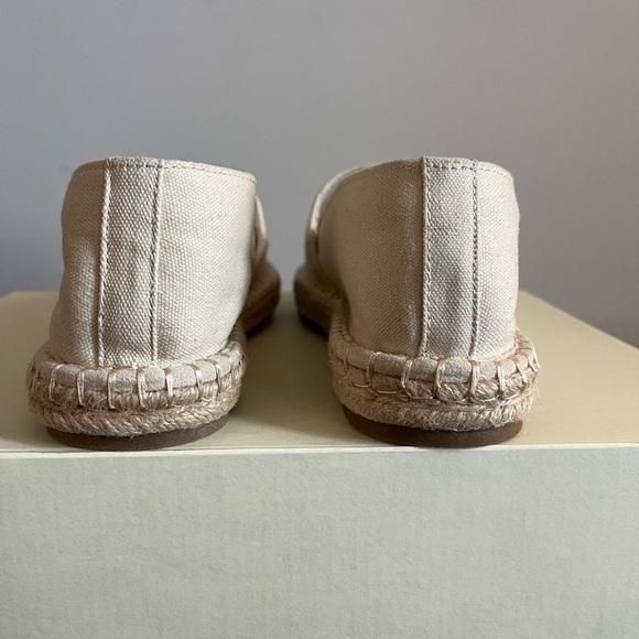 A New Day Women's Maggie Espadrille Flats Cream and Black size 8.5 Pre owned - Picture 7 of 8